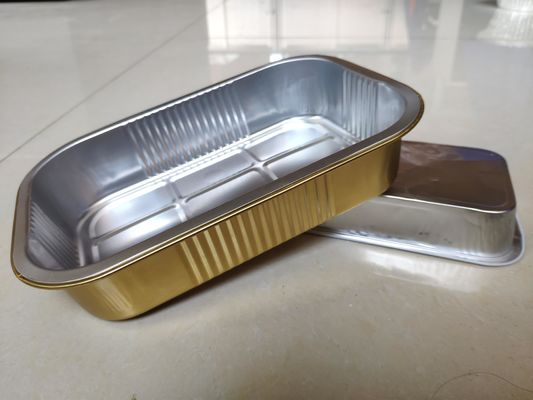 BBQ Plain 0.2mm Aluminum Takeaway Containers
